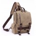 Women Men Canvas Chest Bag Travel Backpack School Bag