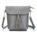 Genuine Leather Tassel Mini Shoulder Bags Vintage Hasp Crossbody Bags 5 5  Phone Bags