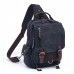 Women Men Canvas Chest Bag Travel Backpack School Bag