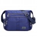 Multilayer Zipper Pockets Nylon Shoulder Bags Outdoor Sports Waterproof Crossbody Bags Messenger Bag