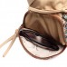 Canvas Tribal Flower Printing Multi  pockets Crossbody Bag Shoulder Bags For Women