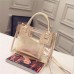 Transparent Gelly Crystal Bag Celeb Tote Sandy Beach Bag Shoulder Handbag