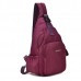 Women Nylon Multifunctional Waterproof Crossbody Bag Backpack Leisure Travel Chest Bag Baby Bag