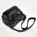 Women Vintage PU Leather Crossbody Bag Multi  pockets Shoulder Bag