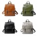 Vintage Cow Split Leather Backpacks Waterproof Travel School Bag