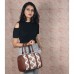 Seashell Motif White Handbag