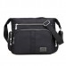 Multilayer Zipper Pockets Nylon Shoulder Bags Outdoor Sports Waterproof Crossbody Bags Messenger Bag