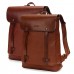 Men Women Vintage Backpack PU Leather Laptop bags School Bag Shoulder Bags