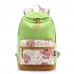 Floral Girl Backpack Women Leisure Backpack Students Backpack Teenager School Bags