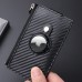 For Airtag Tracker Case Carbon Fiber Credit Card Holder Wallet  Black