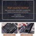 Baellerry Men Short Vintage Multi  Card Wallet Vertical Buckle Zip Wallet  Coffee Horizontal