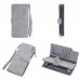 Baellerry Matte Leather Multi  card Slot Men Clutch Bag Zip Buckle Vintage Wallet  Grey