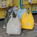 Women Canvas Multifunction Backpack String Large Capacity Waterproof Bucket Handbag