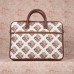 Seashell Motif White Laptop Bag