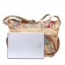 Canvas Tribal Flower Printing Multi  pockets Crossbody Bag Shoulder Bags For Women