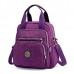 Women Lady Nylon Elegant Stylish Multipurpose Backpack Travel Shoulder Bag