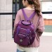 Women Lady Nylon Elegant Stylish Multipurpose Backpack Travel Shoulder Bag